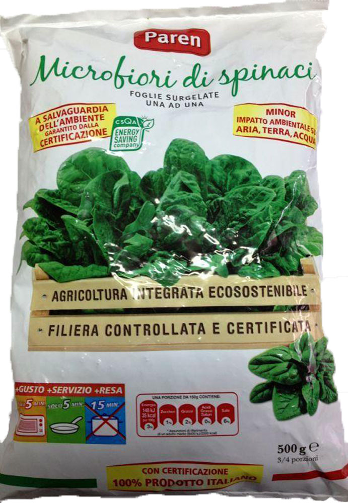 SPINACA MICROFIORI IQF PAREN